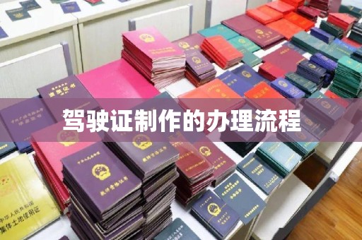 竹东驾驶证制作的办理流程