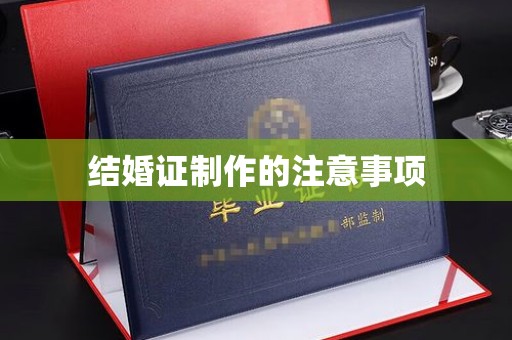 竹东结婚证制作的注意事项