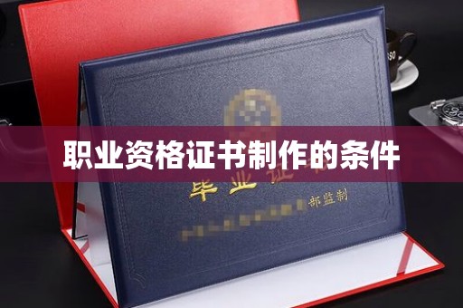竹东职业资格证书制作的条件