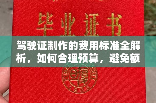 竹东驾驶证制作的费用标准全解析，如何合理预算，避免额外支出