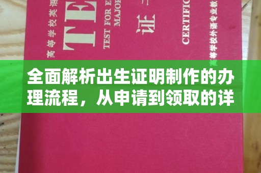 竹东全面解析出生证明制作的办理流程，从申请到领取的详细指南